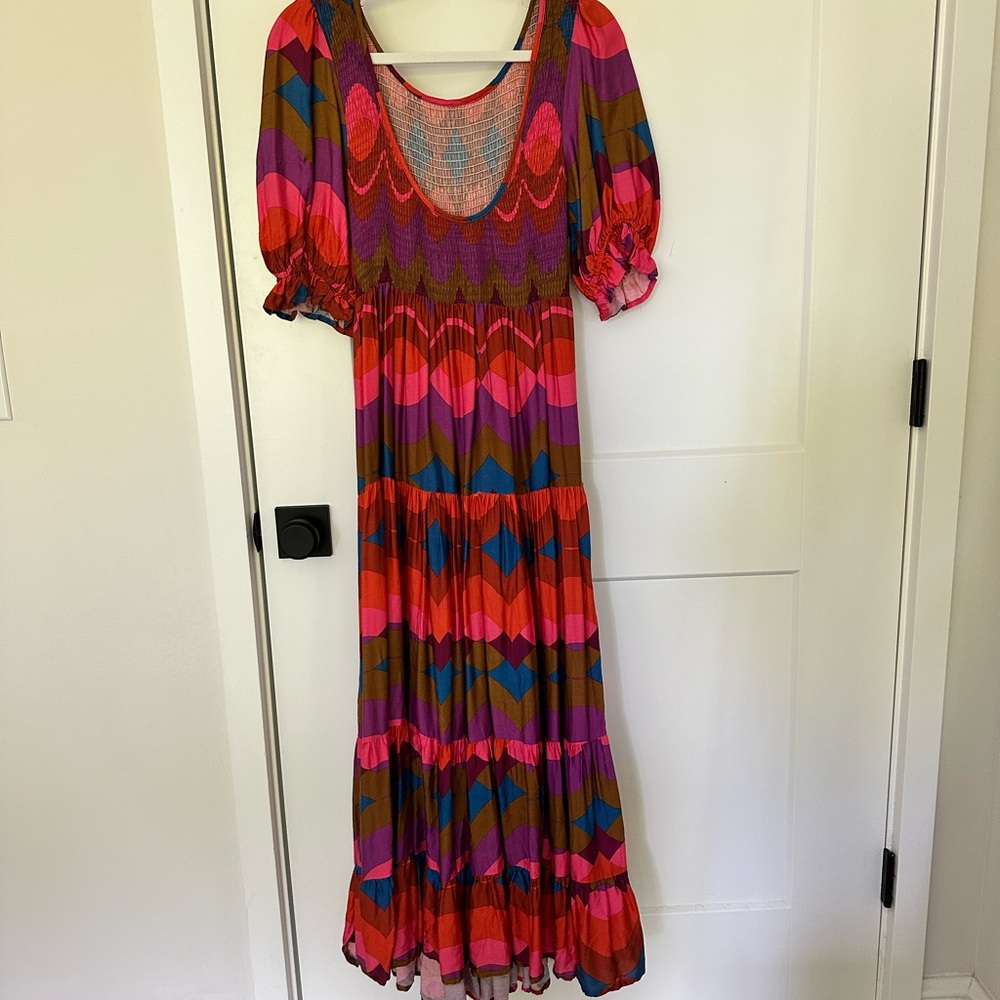 Colorful Chevron Maxi Dress - Picture 2 of 2